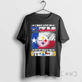 Officials I May Live In Texas Flag But My Team Is The Steelers Premium T-Shirts, Hoodie, Sweatshirt | AU01DripNestTees.com