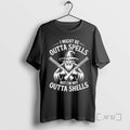 Officials I Might Be Outta Spells But Not Shells Wizard Hunter Premium T Shirts Sweater Hoodie, Sweatshirt