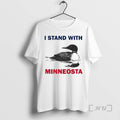 Officials I Stand With Minnesota Common Loon T-Shirts, Hoodie, Sweatshirt | AU01DripNestTees.com
