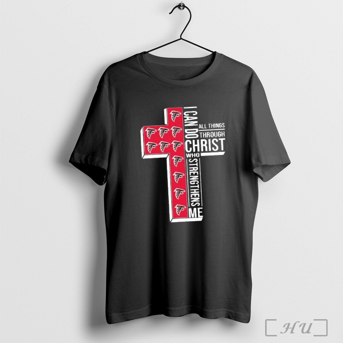 Officials I Can Do All Things Through Christ Who Strengthens Me Atlanta Falcons Football Cross