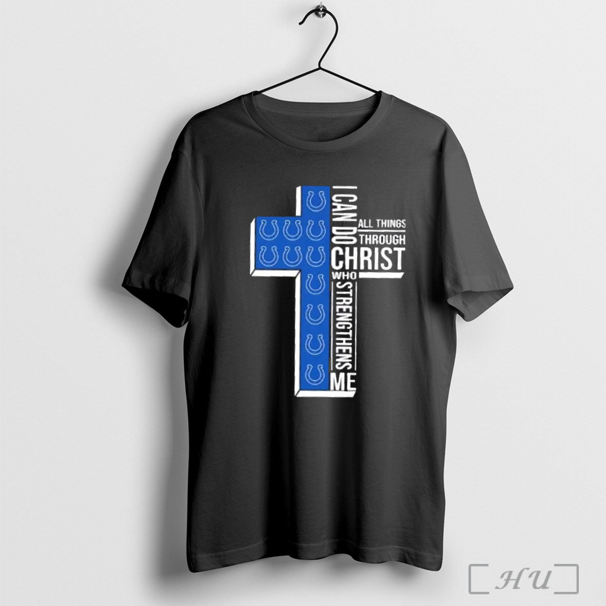 Officials I Can Do All Things Through Christ Who Strengthens Me Indianapolis Colts Football Cross