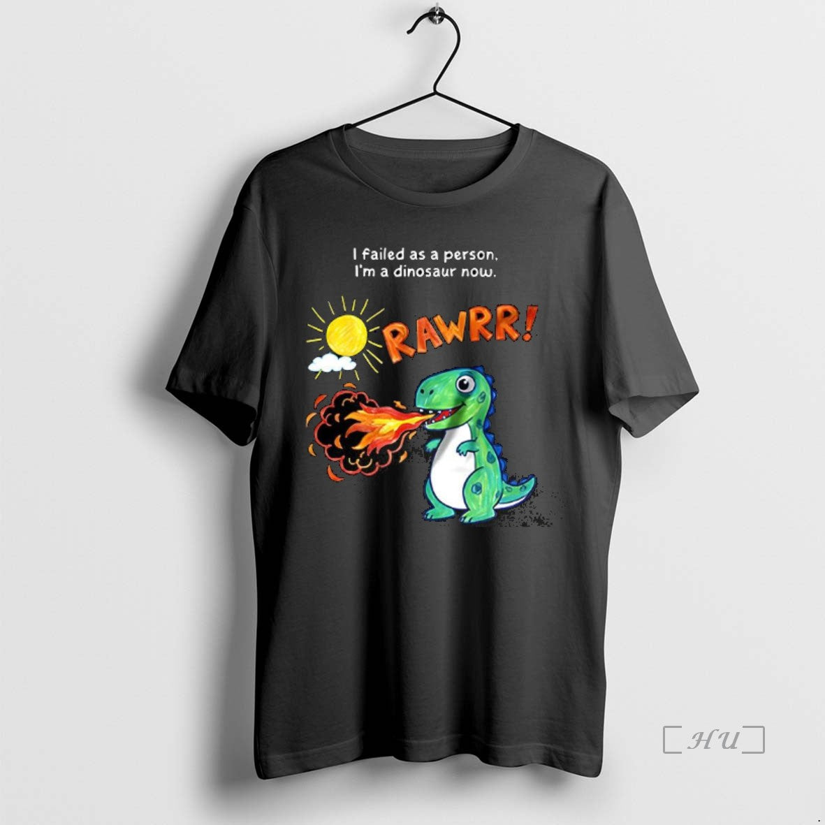 Officials I Failed As A Person Im A Dinosaur Now Rawrr Paint Premium T Shirts Hoodie, Sweatshirt | AU01DripNestTees.com