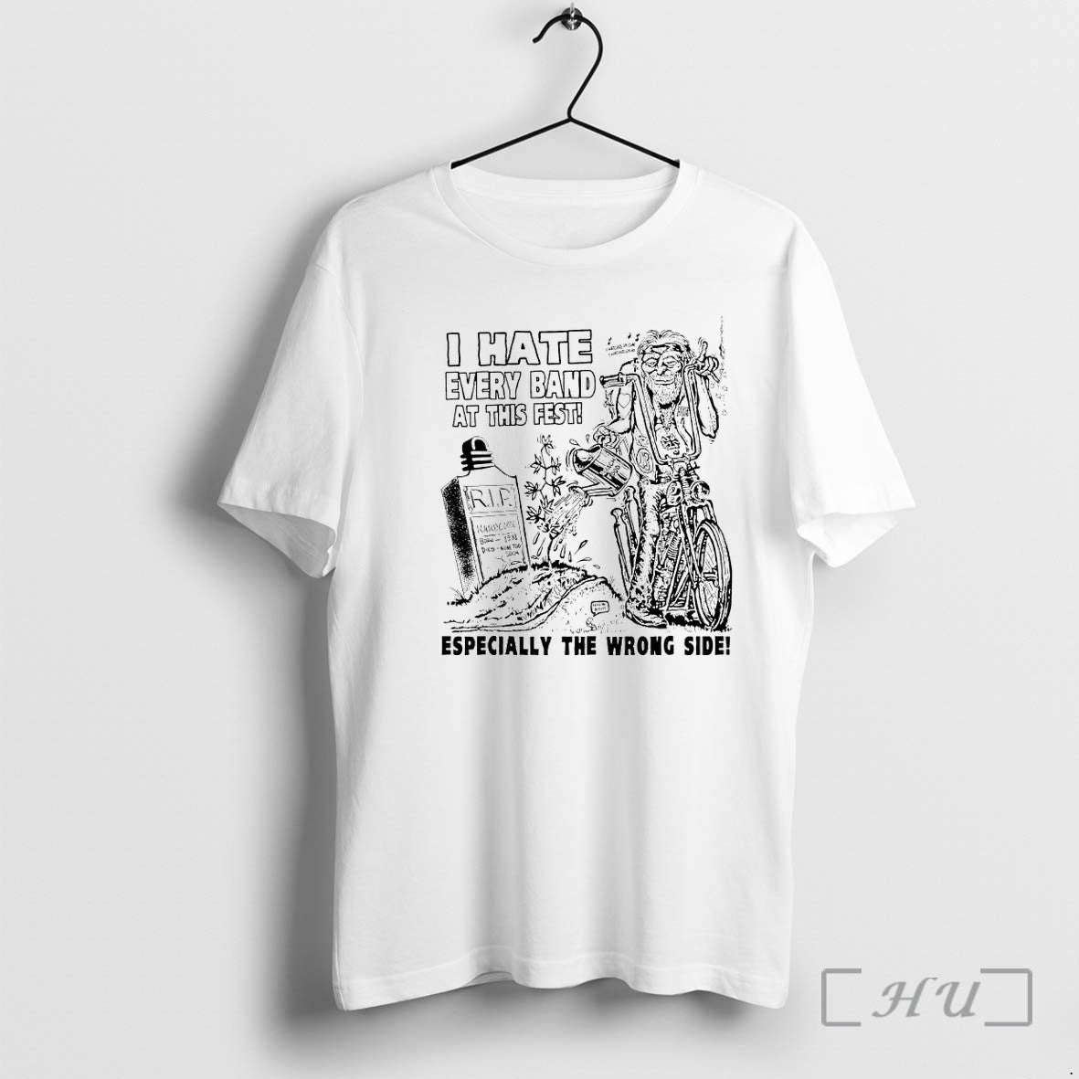 Officials I Hate Every Band At This Fest Biker Hardcore Punk Premium T Shirts Sweater