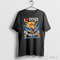 Officials I Heart Dogs Who Bite Fascists And Love To Snuggle T Shirt