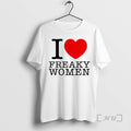 Officials I Love Freaky Women Heart T-Shirts, Hoodie, Sweatshirt | AU01DripNestTees.com