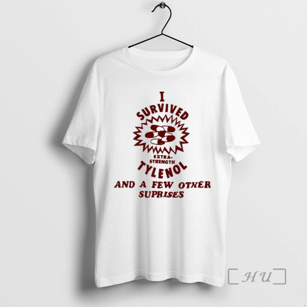 Officials I Survived Extra Strength Tylenol And A Few Other Surprises Premium T Shirts Sweater Hoodie, Sweatshirt