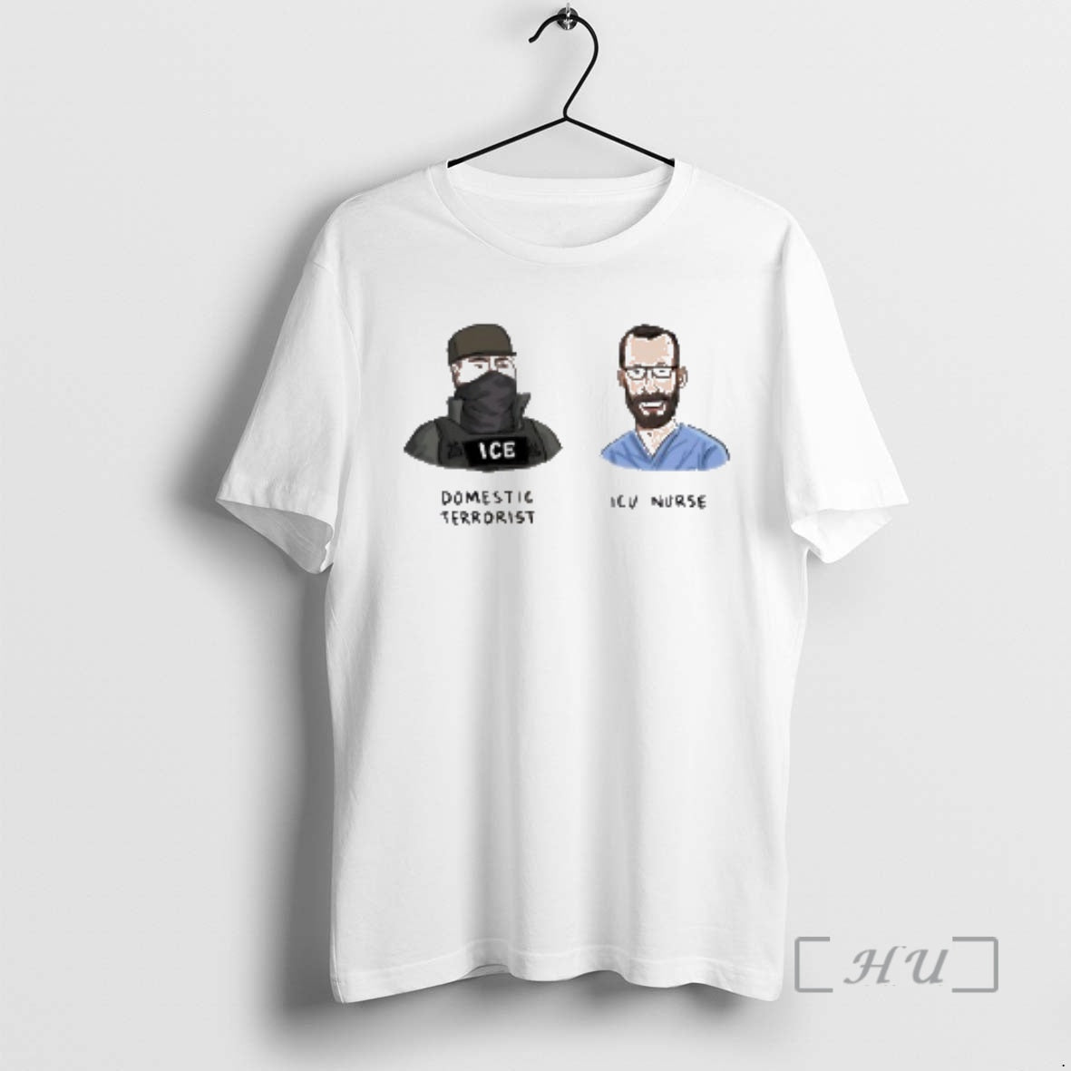 Officials Ice Domestic Terrorist Alex Pretti Icu Nurse T-Shirts, Hoodie, Sweatshirt | AU01DripNestTees.com
