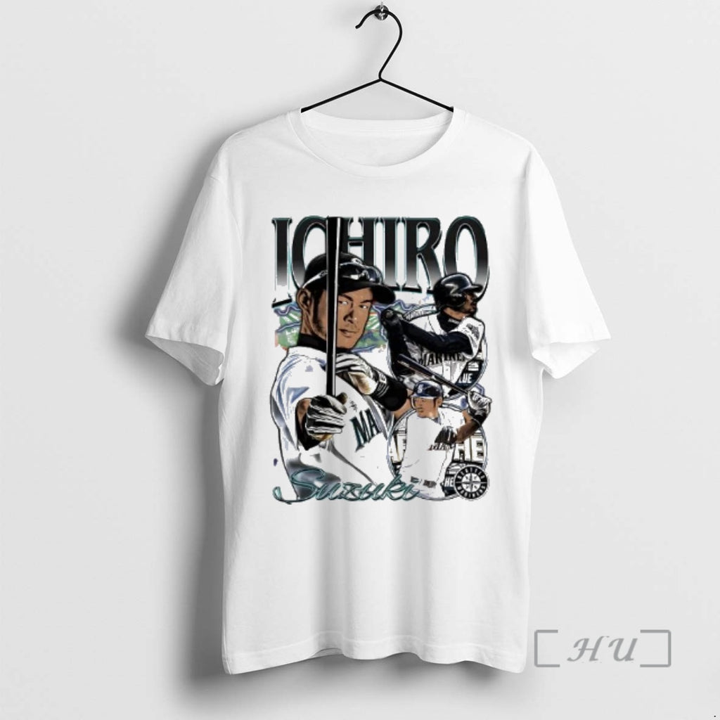Officials Ichiro Suzuki Seattle Mariners Picture Collage T-Shirts, Hoodie, Sweatshirt | AU01DripNestTees.com