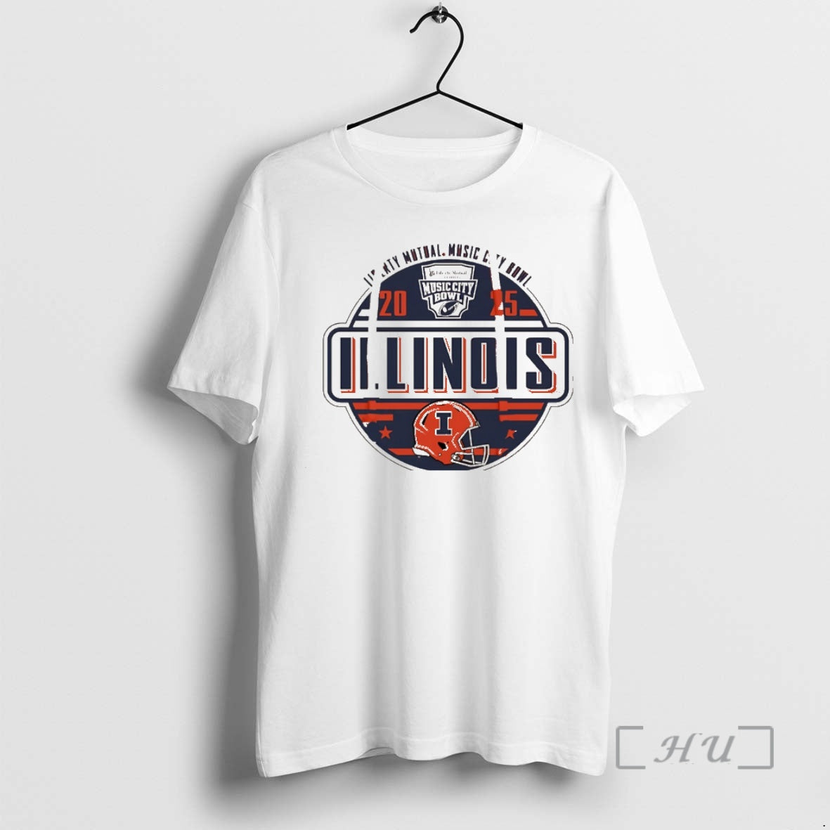 Officials Illinois Football 2025 Music City Bowl Logo Christmas T-Shirts, Hoodie, Sweatshirt | AU01DripNestTees.com