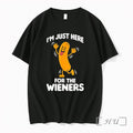 Officials Im Just Here For The Wieners Premium T Shirts Sweater Hoodie Jpg