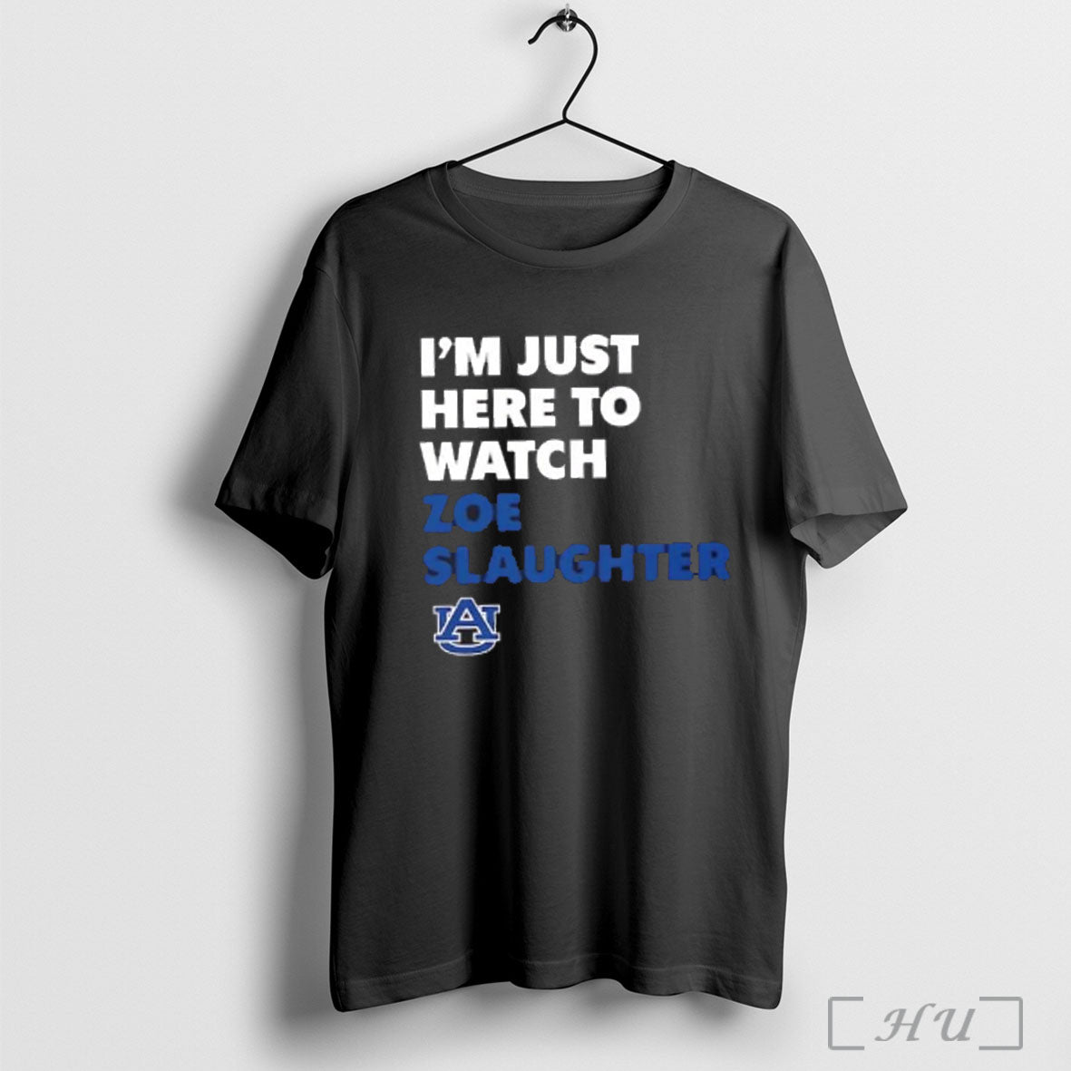 Officials Im Just Here To Watch Zoe Slaughter Auburn Tigers Game Day T Shirt