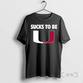 Officials Indiana College Sucks To Be U Anti Miami T-Shirts, Hoodie, Sweatshirt | AU01DripNestTees.com