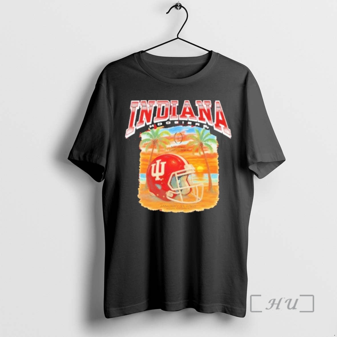 Officials Indiana Football National Championship 2026 Miami Beach T-Shirts, Hoodie, Sweatshirt | AU01DripNestTees.com