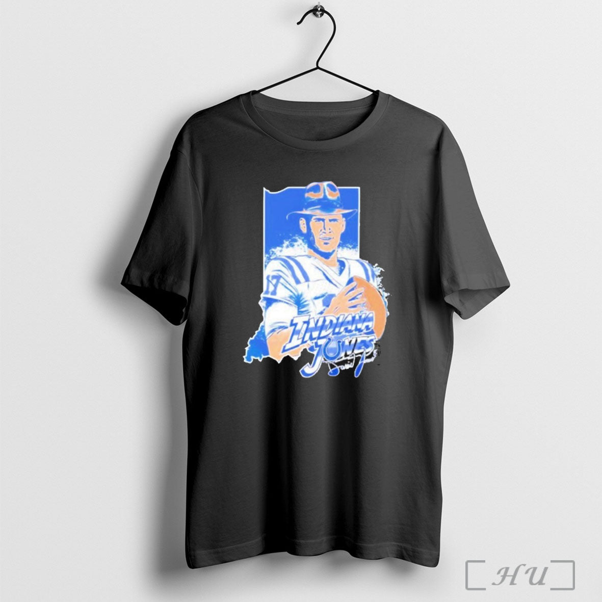 Officials Indianapolis Colts Indiana Jones Daniel Jones Peyton Manning Signature T Shirt