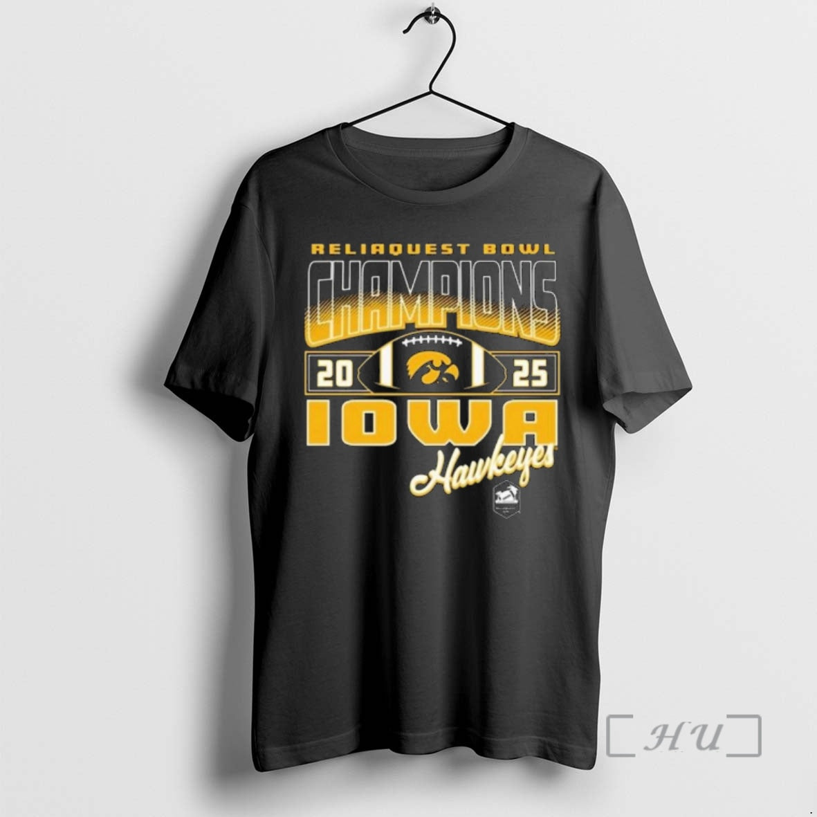 Officials Iowa Hawkeyes 2025 Reliaquest Bowl Champions Logo T-Shirts, Hoodie, Sweatshirt | AU01DripNestTees.com