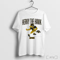 Officials Iowa Hawkeyes Football Herky The Hawk Gridiron Mascot T Shirt