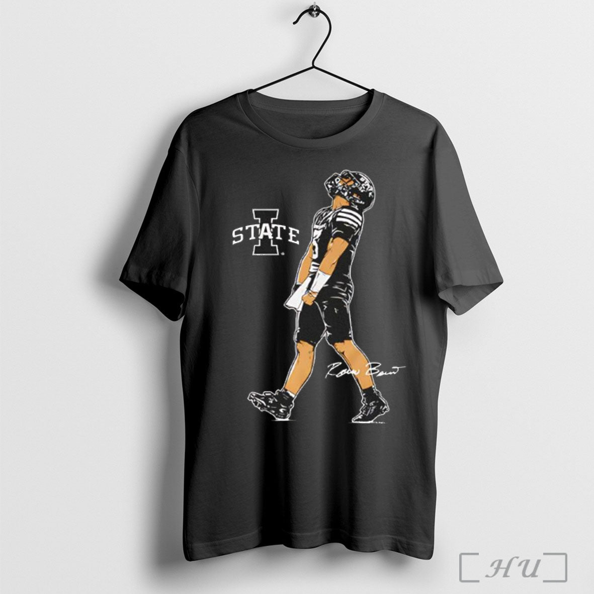 Officials Iowa State Football Rocco Becht Superstar Pose Cartoon T Shirt