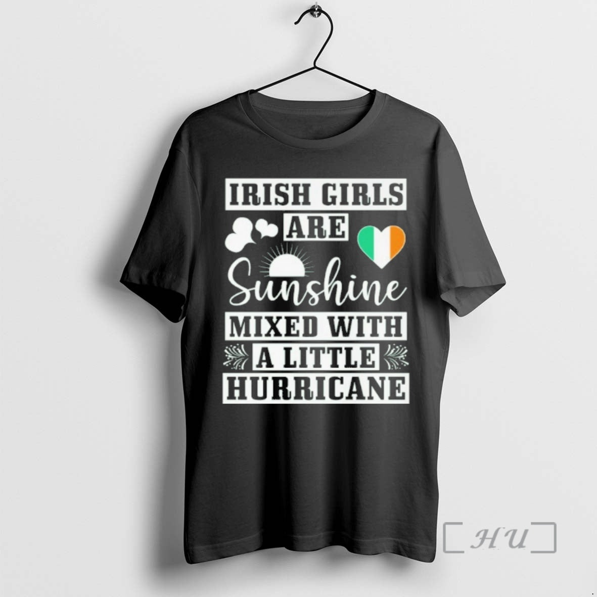Officials Irish Girls Are Sunshine Mixed With A Little Hurricane T-Shirts, Hoodie, Sweatshirt | AU01DripNestTees.com