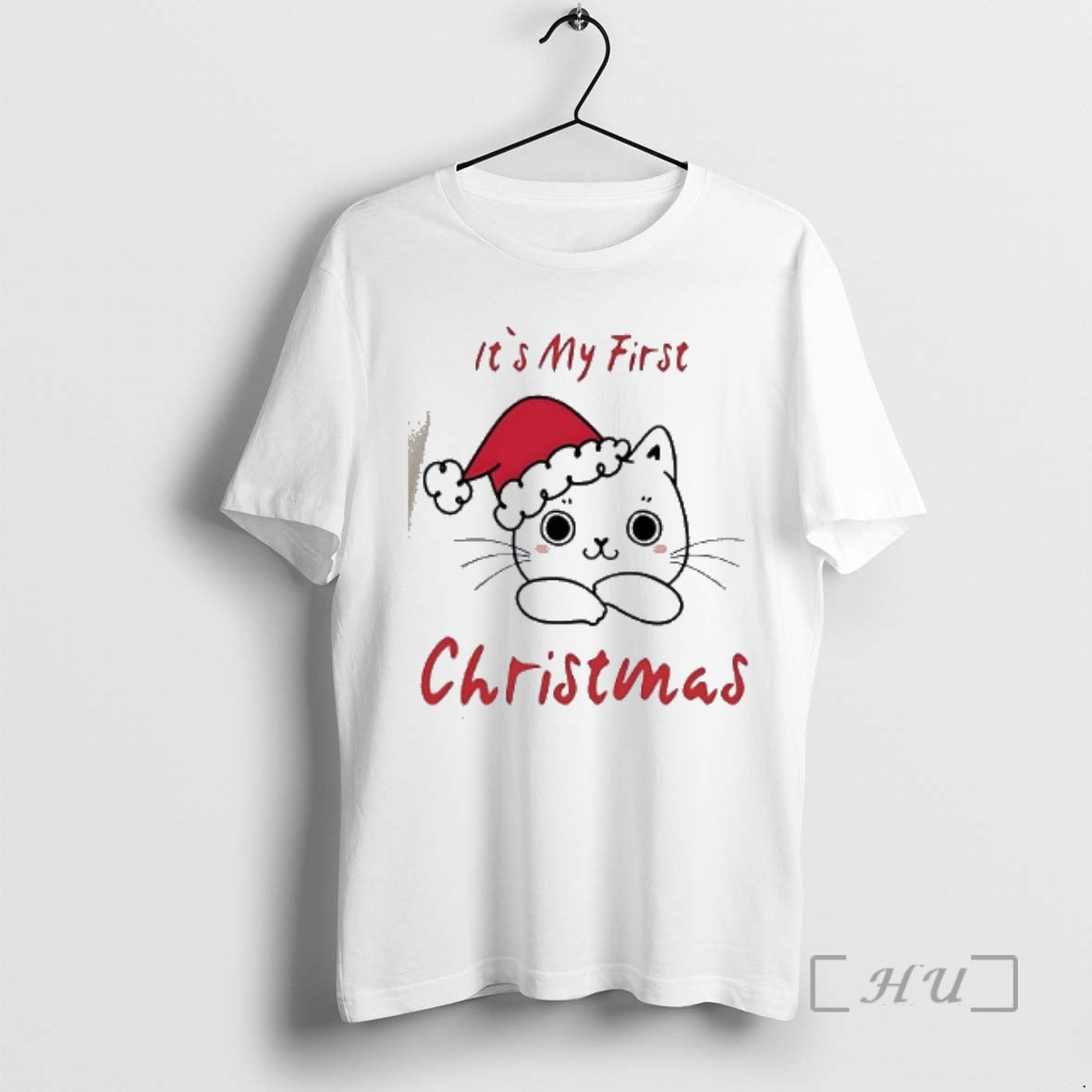 Officials Its My First Christmas Cute Cat T-Shirts, Hoodie, Sweatshirt | AU01DripNestTees.com