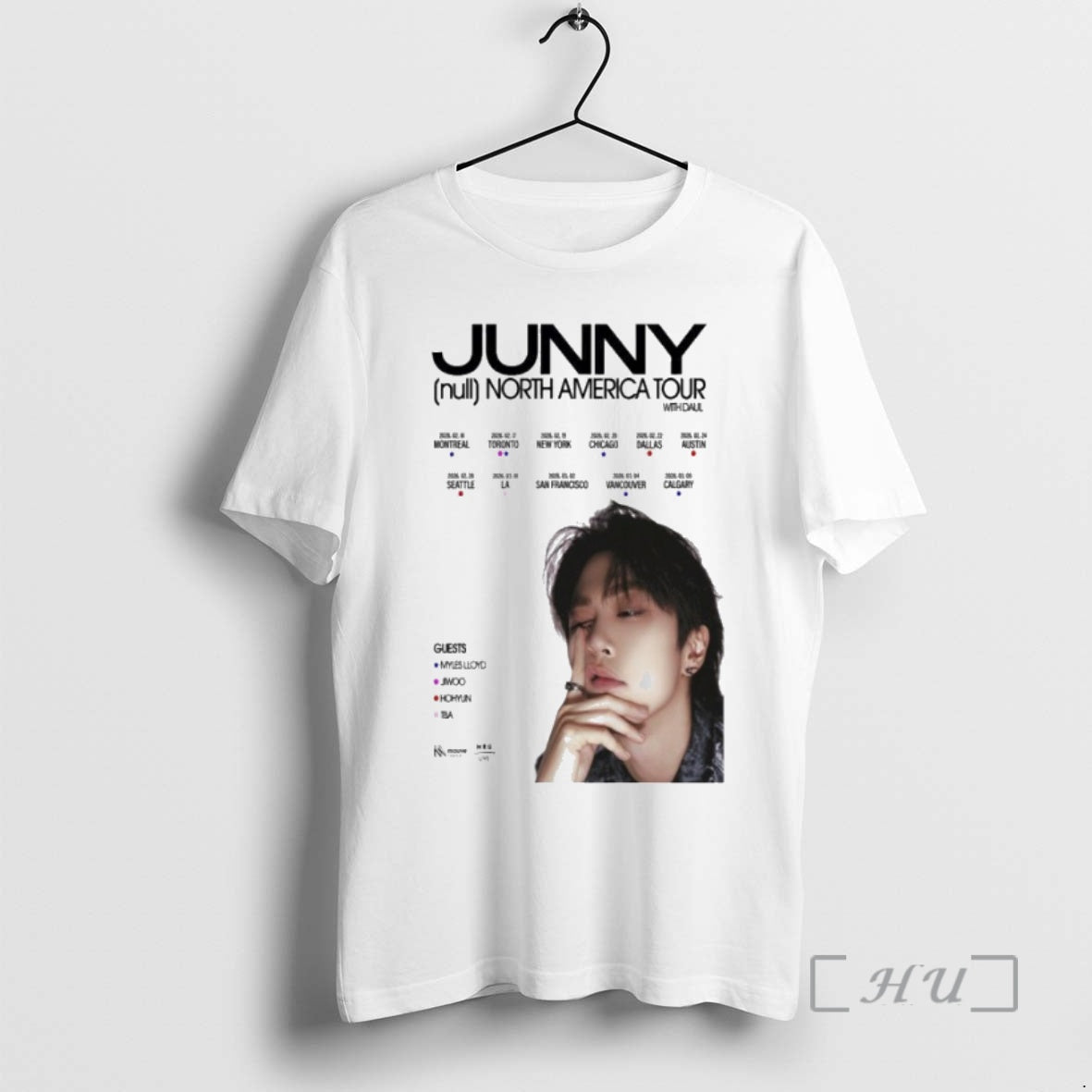 Officials Junny North America Tour 2026 T-Shirts, Hoodie, Sweatshirt | AU01DripNestTees.com