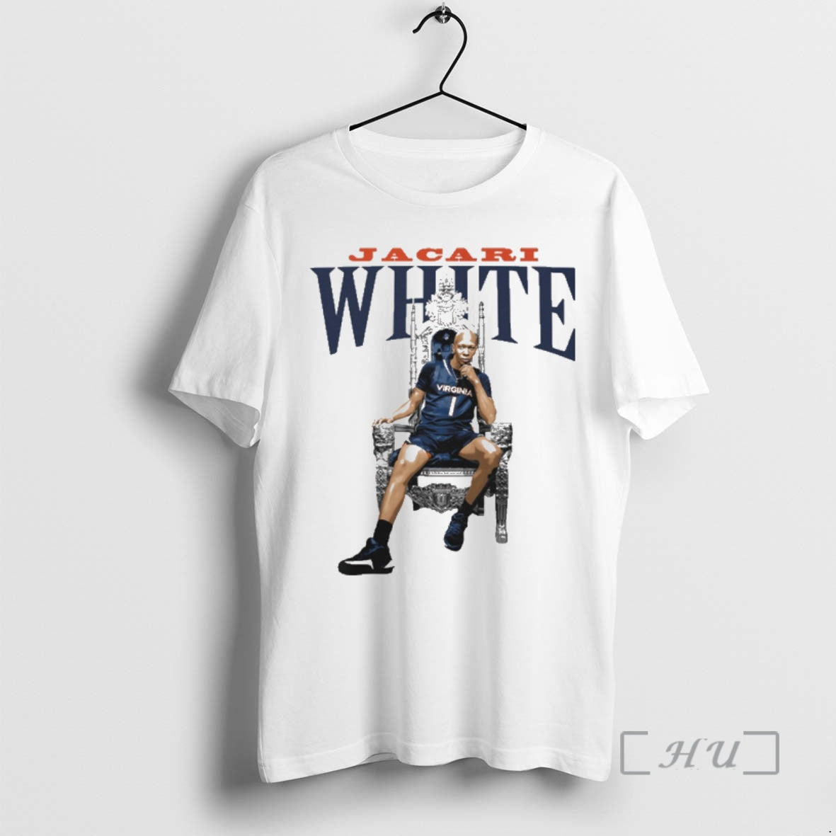Officials Jacari White Virginia Cavaliers Basketball Portrait T-Shirts, Hoodie, Sweatshirt | AU01DripNestTees.com