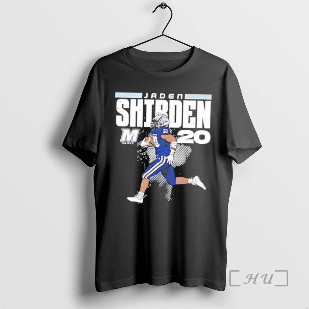 Officials Jaden Shirden Monmouth Football Ncaa Caricature T-Shirts, Hoodie, Sweatshirt | AU01DripNestTees.com
