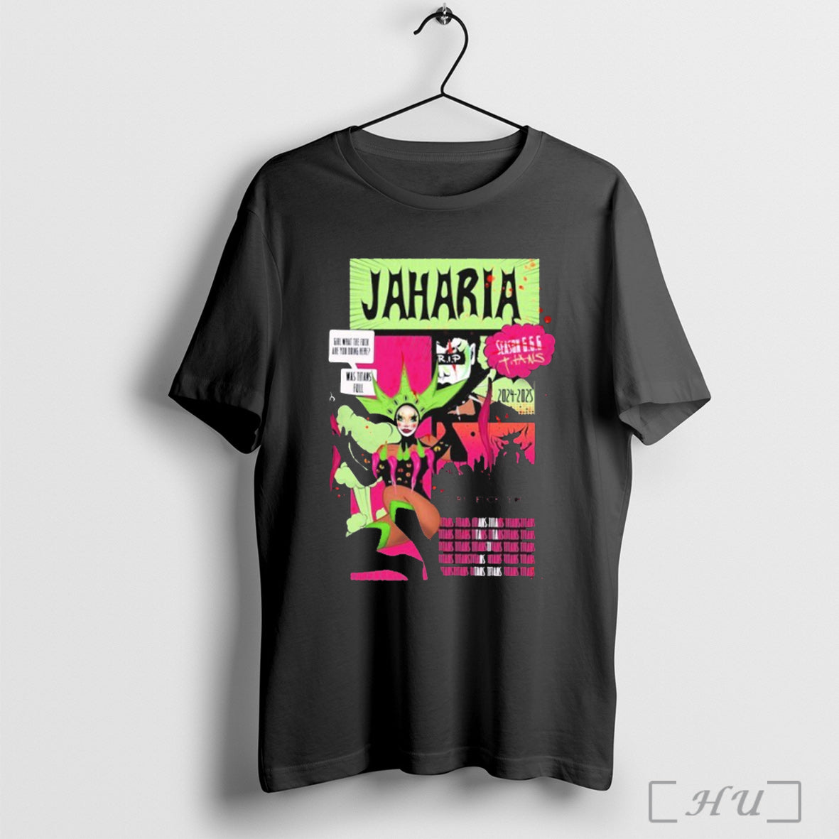 Officials Jaharia Titians Season 666 2024 2025 Girl Fuck You T Shirt