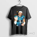 Officials Jalen Hurts Middle Finger Smoking T-Shirts, Hoodie, Sweatshirt | AU01DripNestTees.com