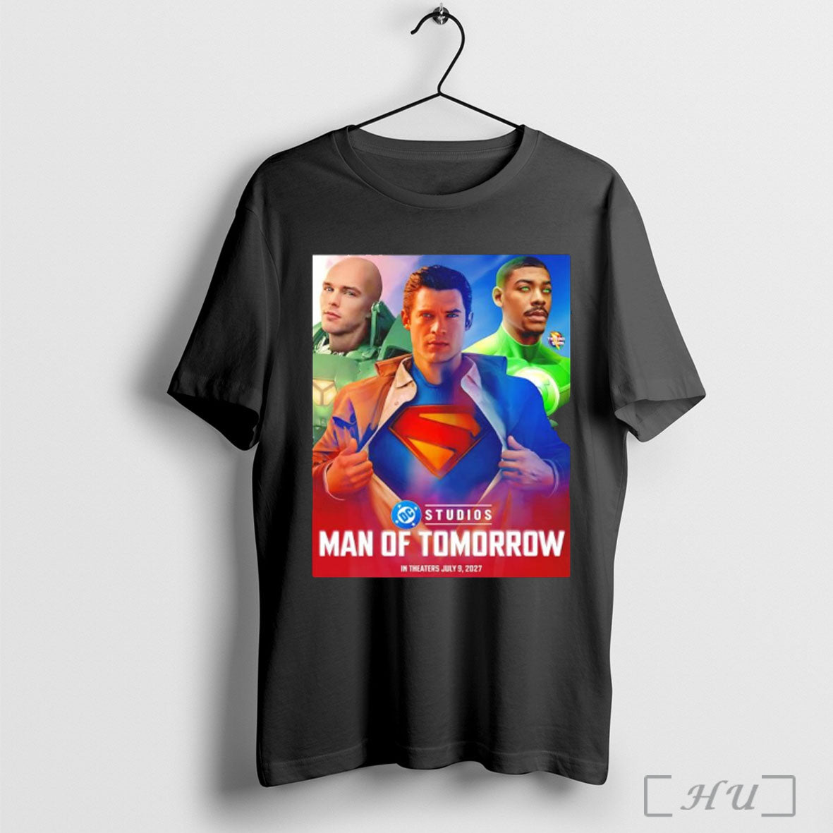 Officials James Gunn Superman And Lex Luthor Man Of Tomorrow Dc Universe T Shirt Black