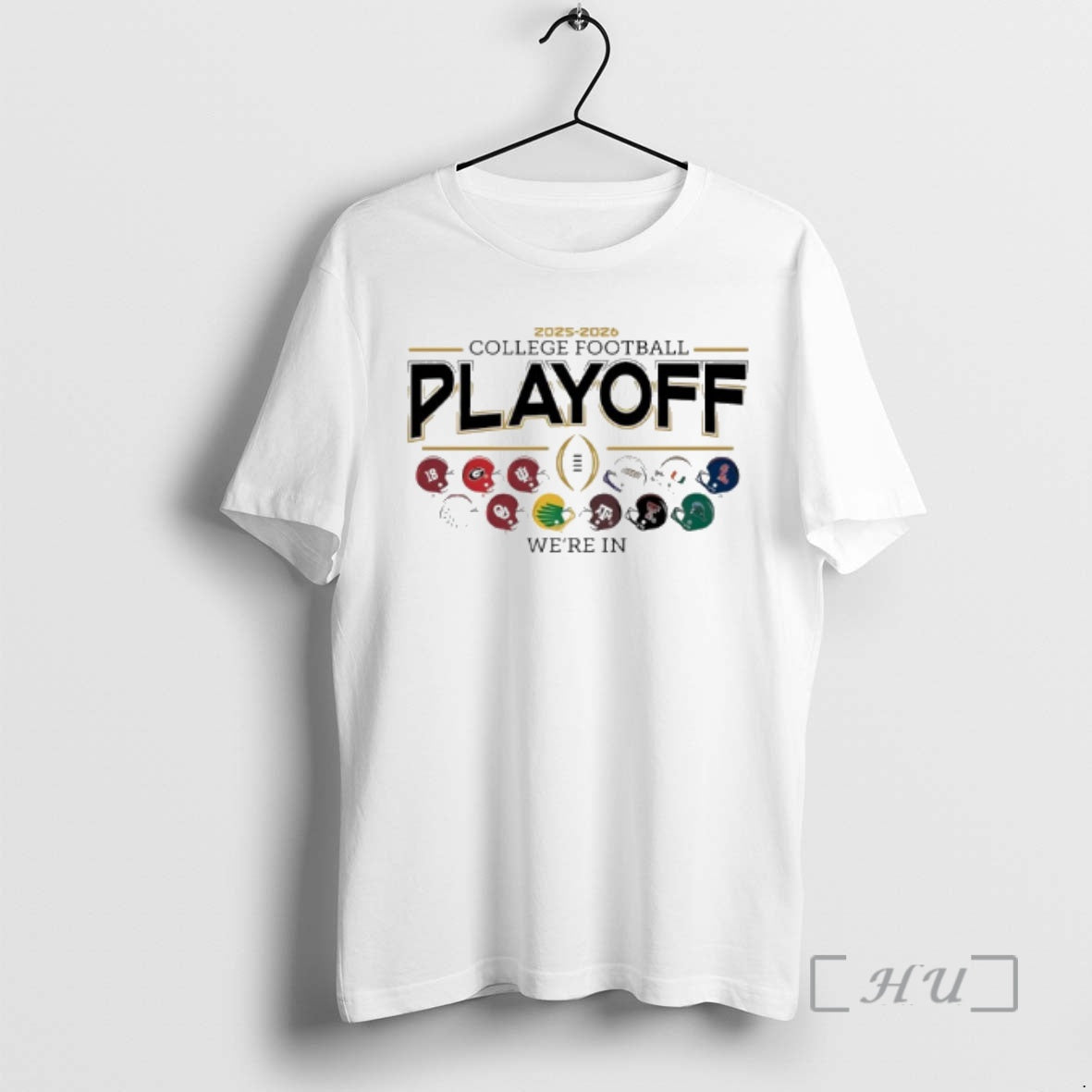 Officials James Madison University Dukes Football 2025 College Football Playoffs 12 Team Were In Premium T-Shirts,...