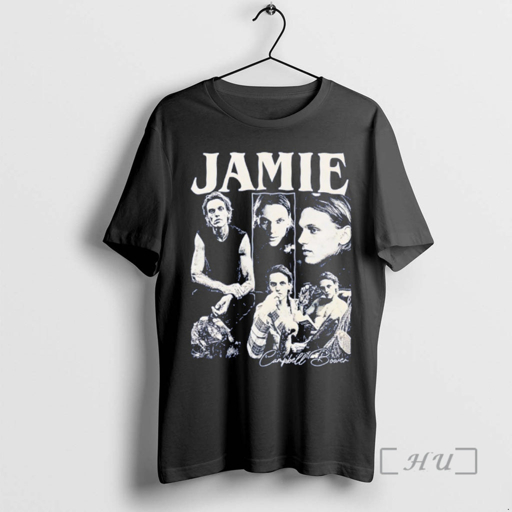Officials Jamie Campbell Bower Upside Graphic Vintage Signature T-Shirts, Hoodie, Sweatshirt | AU01DripNestTees.com