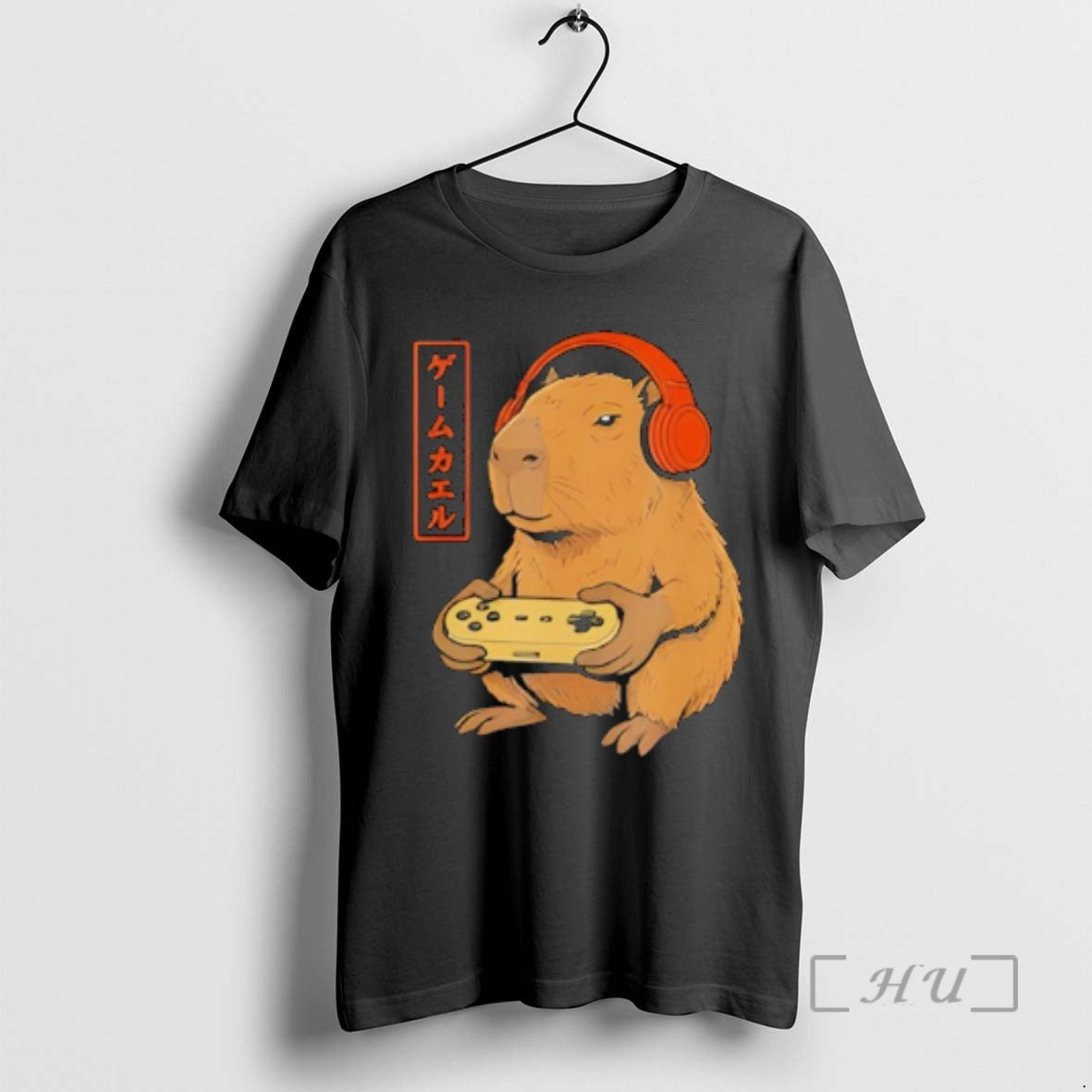 Officials Japanese Gamer Capybara Art Gaming T-Shirts, Hoodie, Sweatshirt | AU01DripNestTees.com