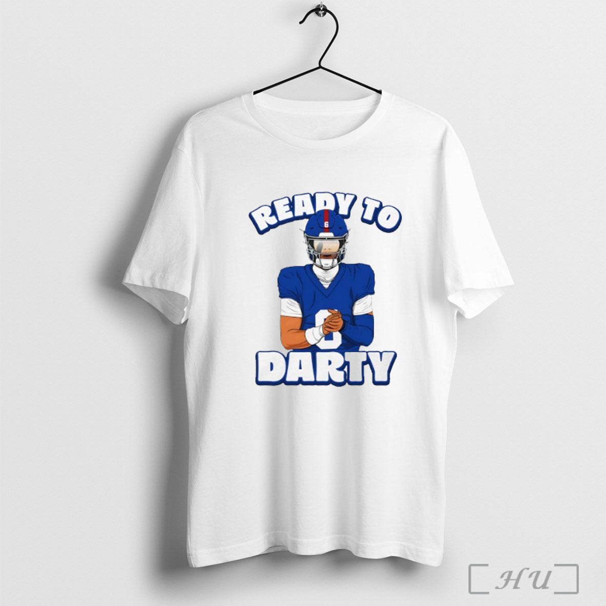 Officials Jaxson Dart Ready To Darty New York Giants T Shirt