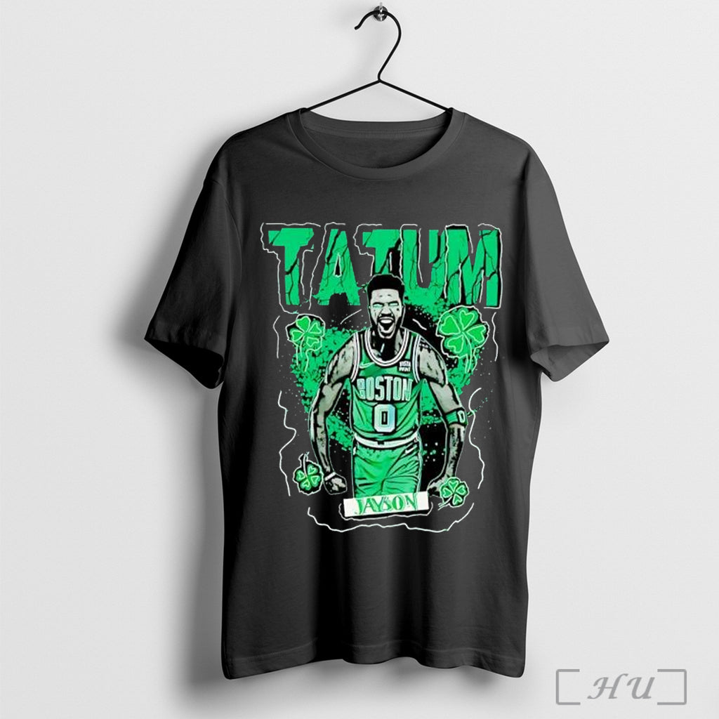 Officials Jayson Tatum Boston Celtics Number 0 Graphic Art T Shirt