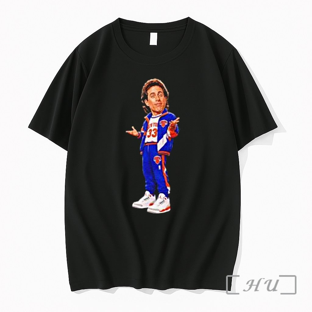 Officials Jerry Seinfeld New York Knicks Basketball Nba Cartoon