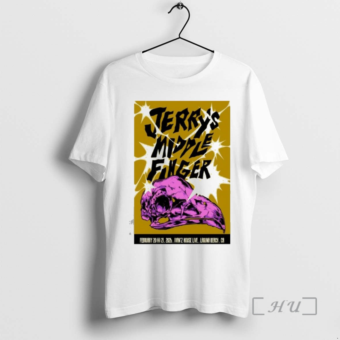Officials Jerrys Middle Finger Ivanz House Live February 2026 T-Shirts, Hoodie, Sweatshirt | AU01DripNestTees.com