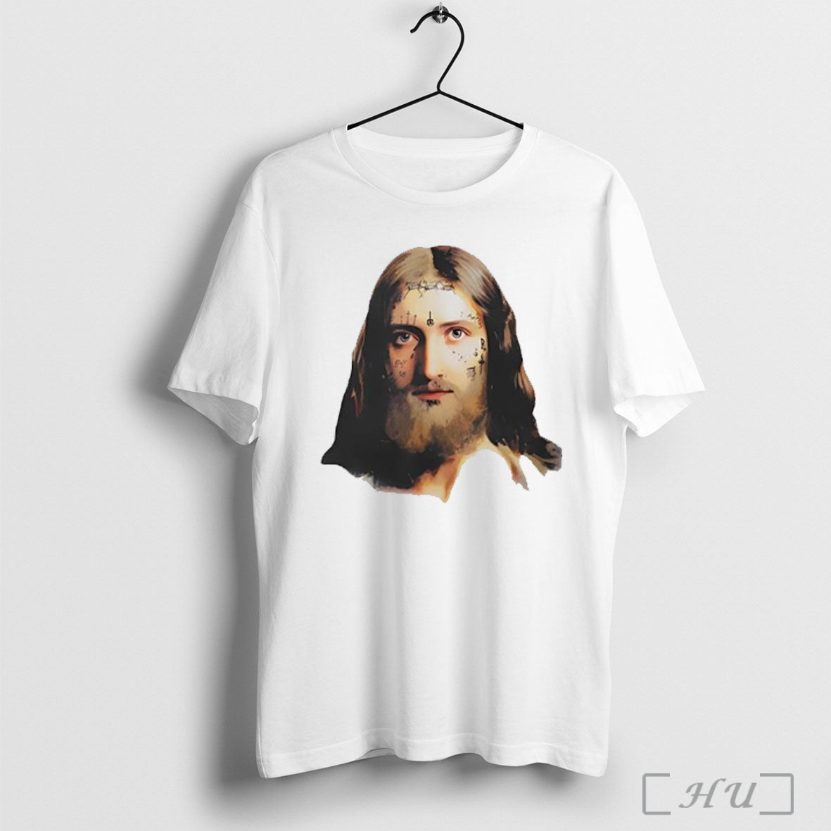 Officials Jesus Grey59 Lb Savior Ladies T Shirt