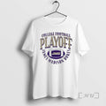 Officials Jmu Football 2025 College Football Playoff Curve Circle White T-Shirts, Hoodie, Sweatshirt | AU01DripNestTees.com
