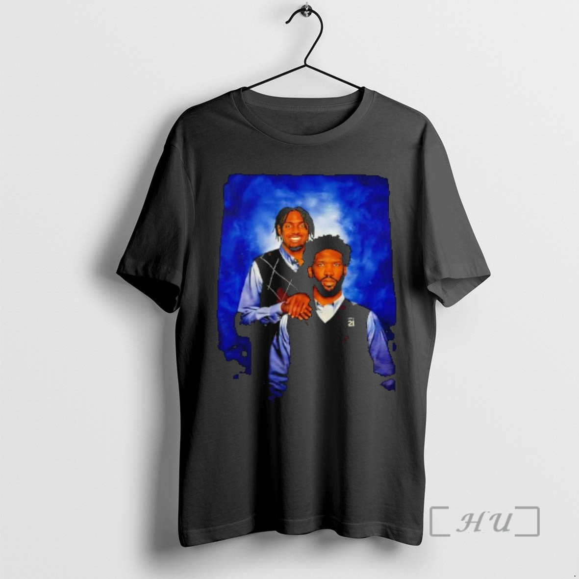 Officials Joel Embiid And Tyrese Maxey Brothers 76ers Graphic T-Shirts, Hoodie, Sweatshirt | AU01DripNestTees.com