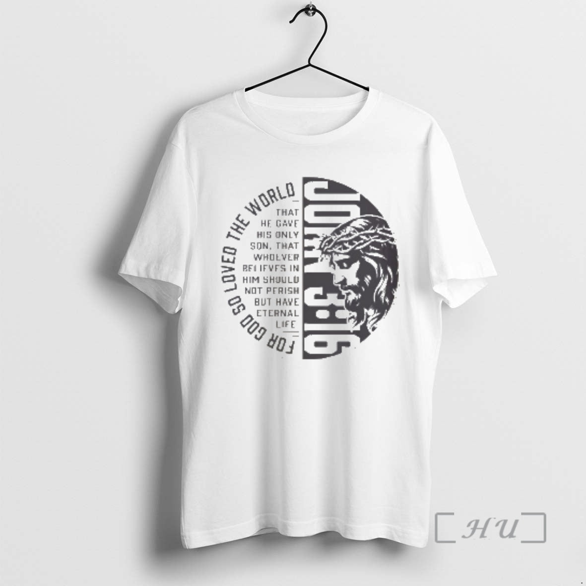 Officials John 3 16 Scripture Jesus Portrait T-Shirts, Hoodie, Sweatshirt | AU01DripNestTees.com