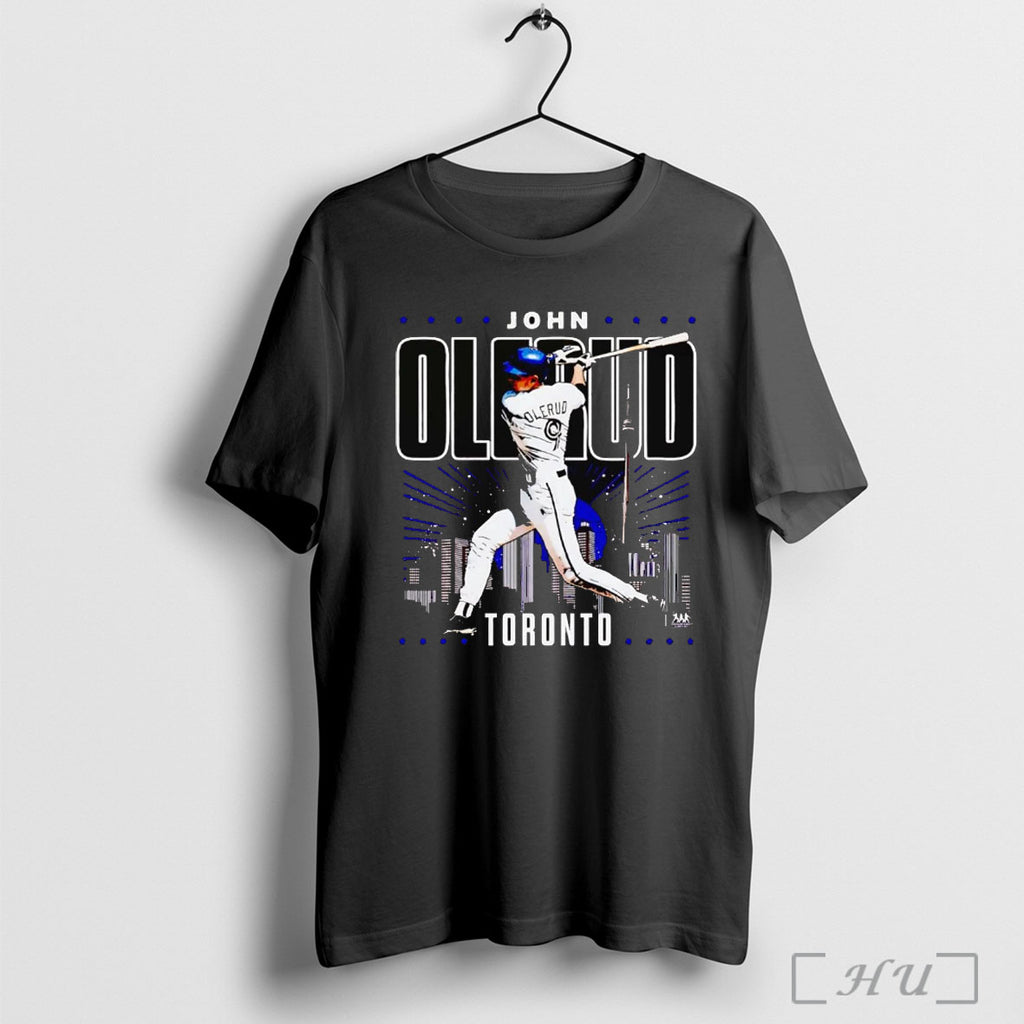 Officials John Olerud Toronto Skyline Swing T Shirt