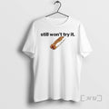 Officials Jokic Taco Bell Jokic Rocking Taco Bell Still Wont Try It Premium T Shirts Hoodie, Sweatshirt