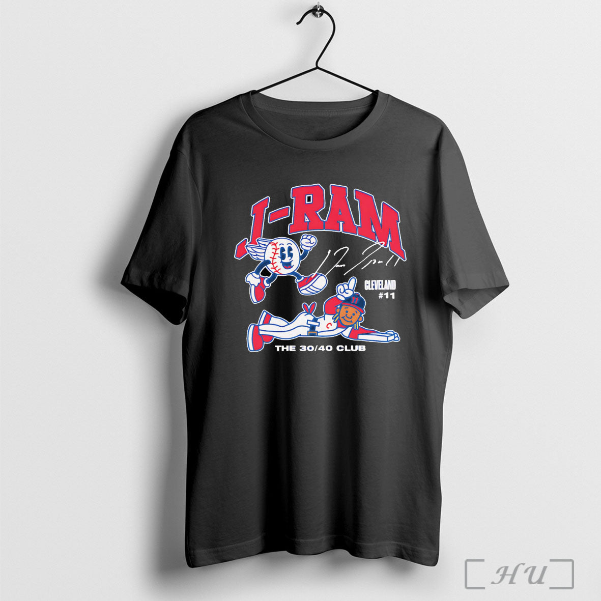 Officials Jose Ramirez The 30 40 Club Summer Cartoon T Shirt