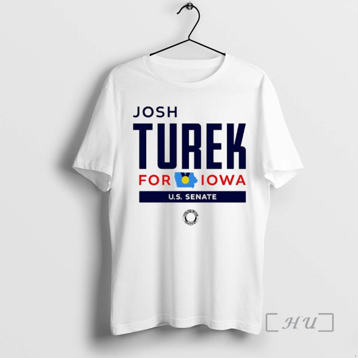 Officials Josh Turek For Iowa Square Logo T-Shirts, Hoodie, Sweatshirt | AU01DripNestTees.com