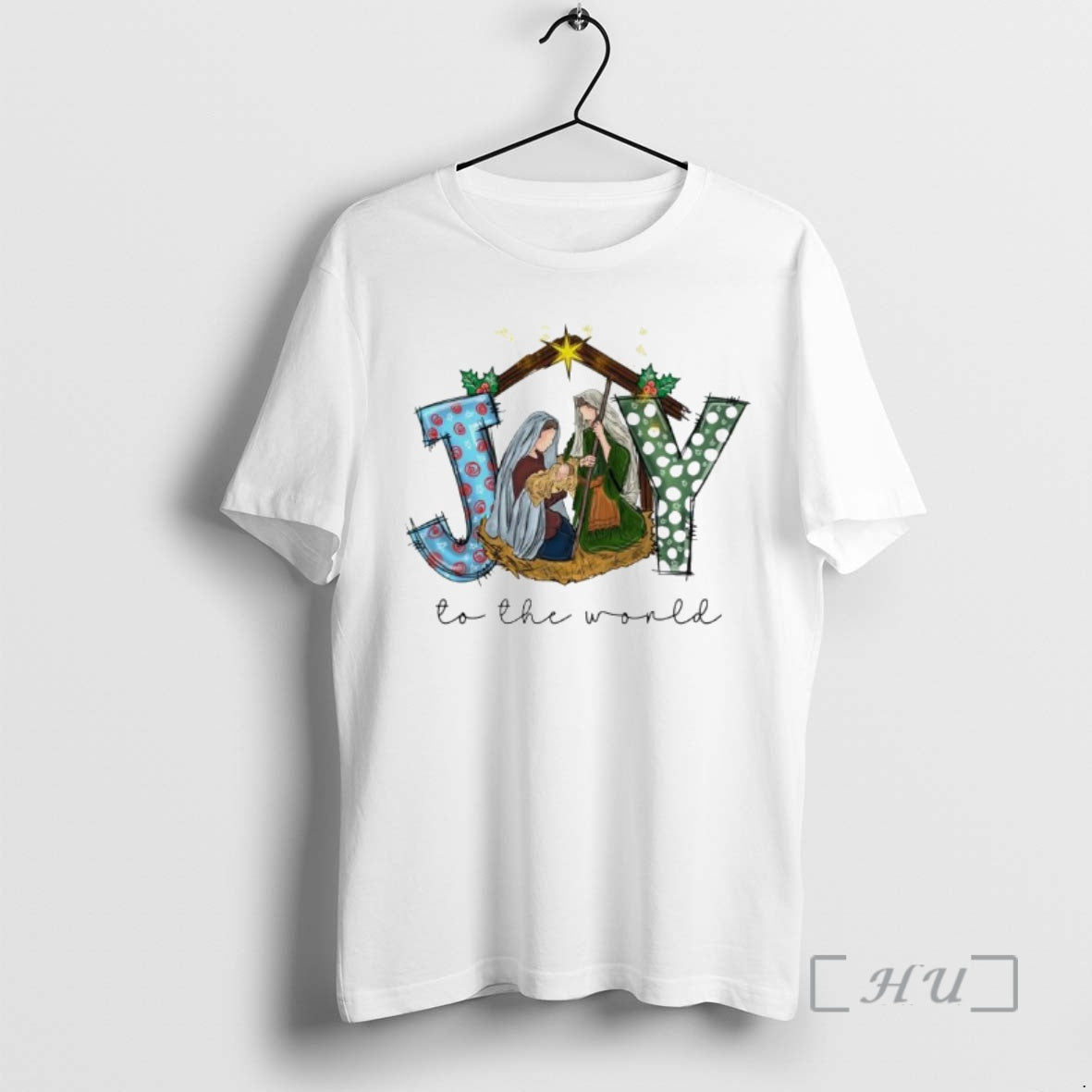 Officials Joy To The World Manger Christmas Ornaments T-Shirts, Hoodie, Sweatshirt | AU01DripNestTees.com