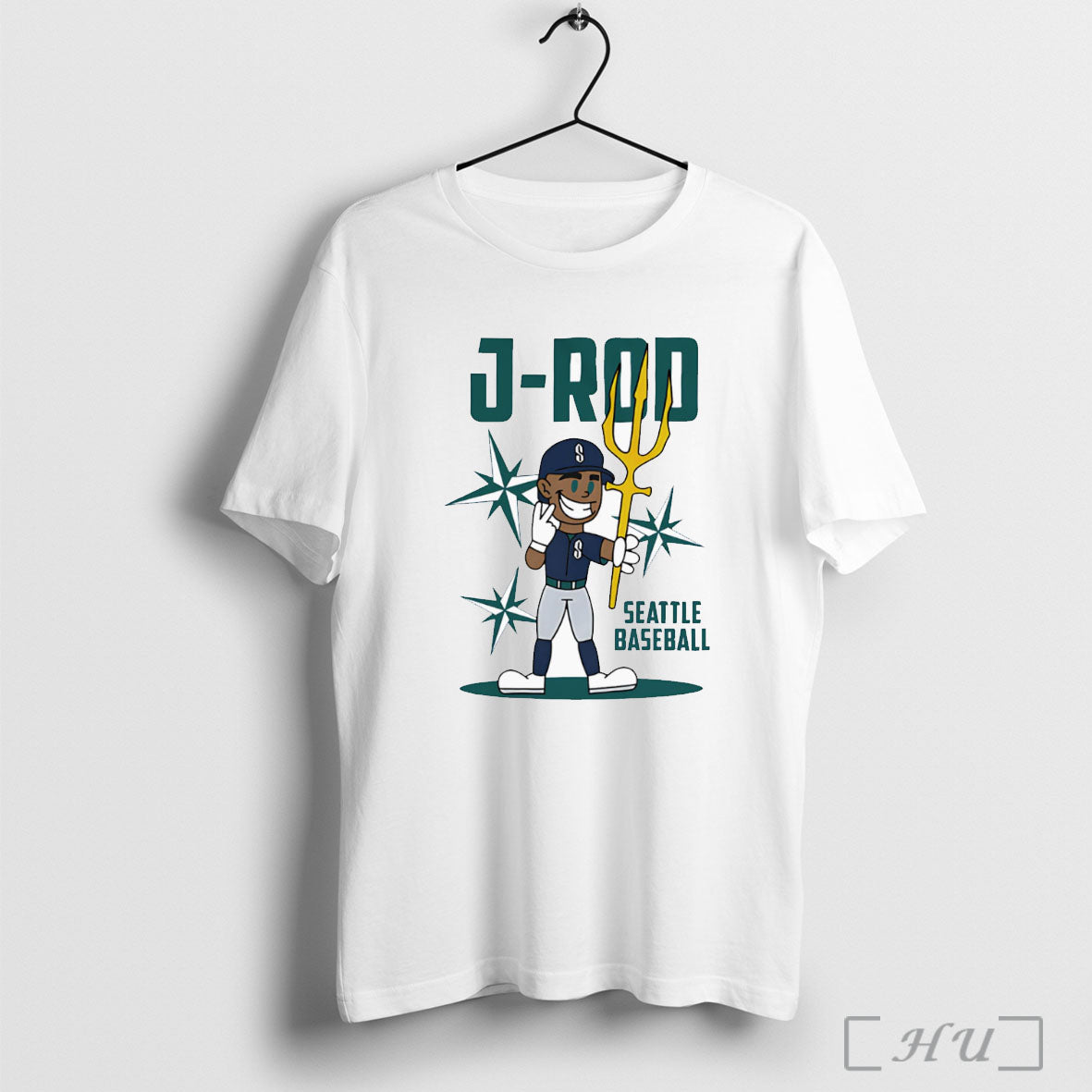 Officials Julio Rodriguez Seattle Baseball Summer Cartoon T Shirt