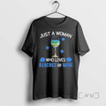 Officials Just A Woman Who Loves Beaches And Wine T-Shirts, Hoodie, Sweatshirt | AU01DripNestTees.com