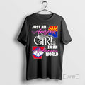 Officials Just An Arizona Girl In A Arkansas World T-Shirts, Hoodie, Sweatshirt | AU01DripNestTees.com
