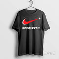 Officials Just Merry It Just Do It Merry Logo Christmas T-Shirts, Hoodie, Sweatshirt | AU01DripNestTees.com