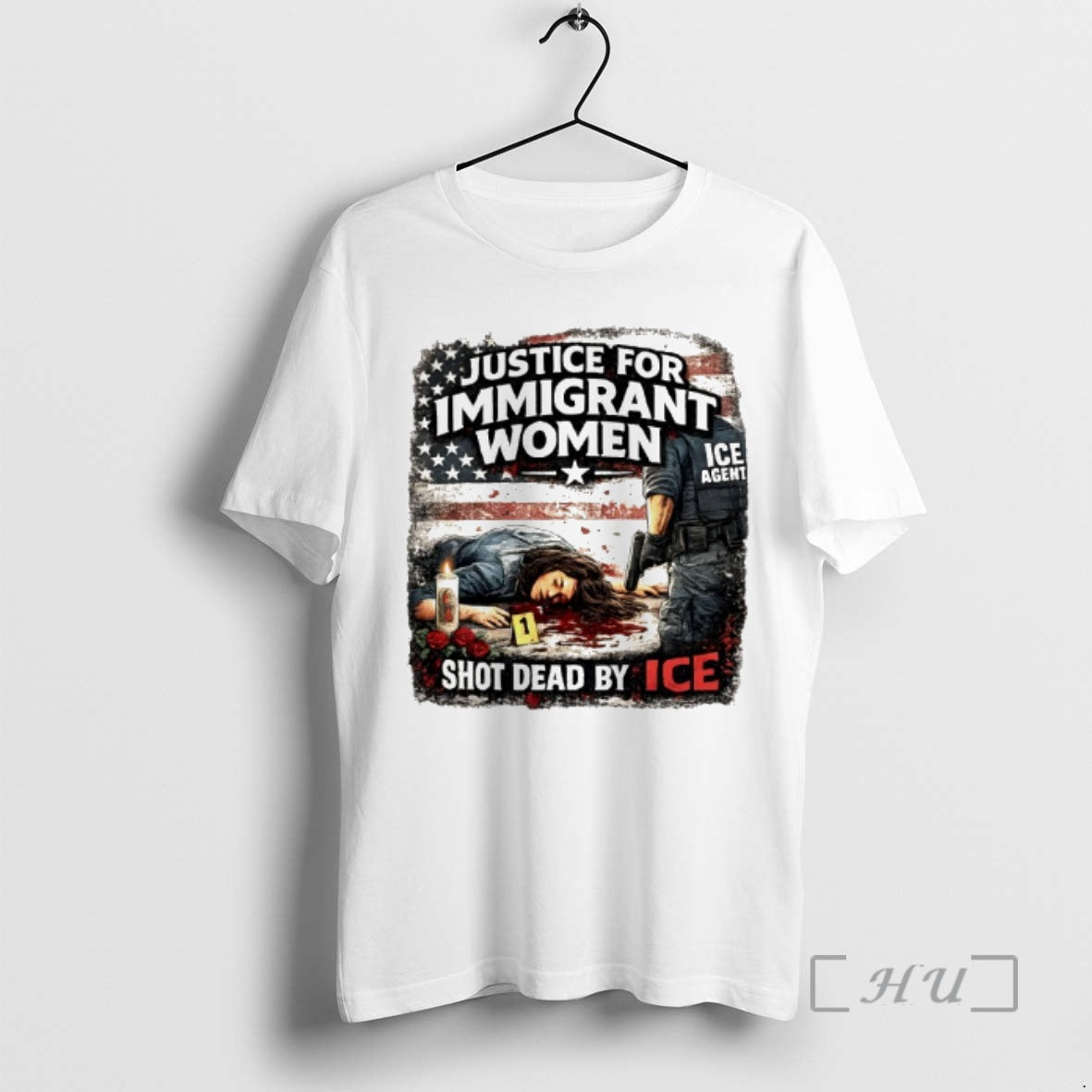 Officials Justice For Immigrant Women Shot Dead By Ice T-Shirts, Hoodie, Sweatshirt | AU01DripNestTees.com